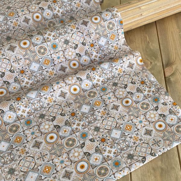 ОТПРАВЛЕНО НА ПЕЧАТЬ, БЕЖЕВЫЙ МАРРАКЕШ, 100% хлопок Handmade Fabrics 7