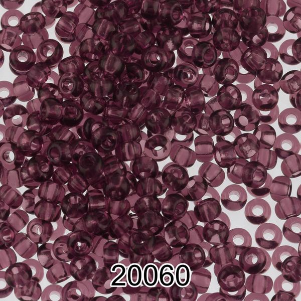 Бисер Preciosa 10/0 (2.3 мм), 500 г, 20060 (Ф096) лиловый