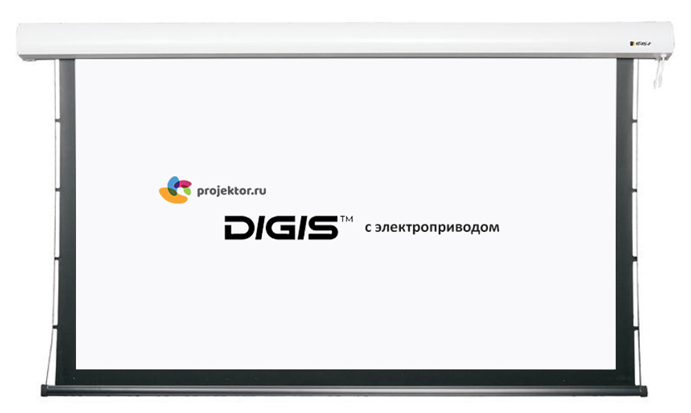 Экран настенный Digis DSTP-4305 с электроприводом 300x220 см (4:3)