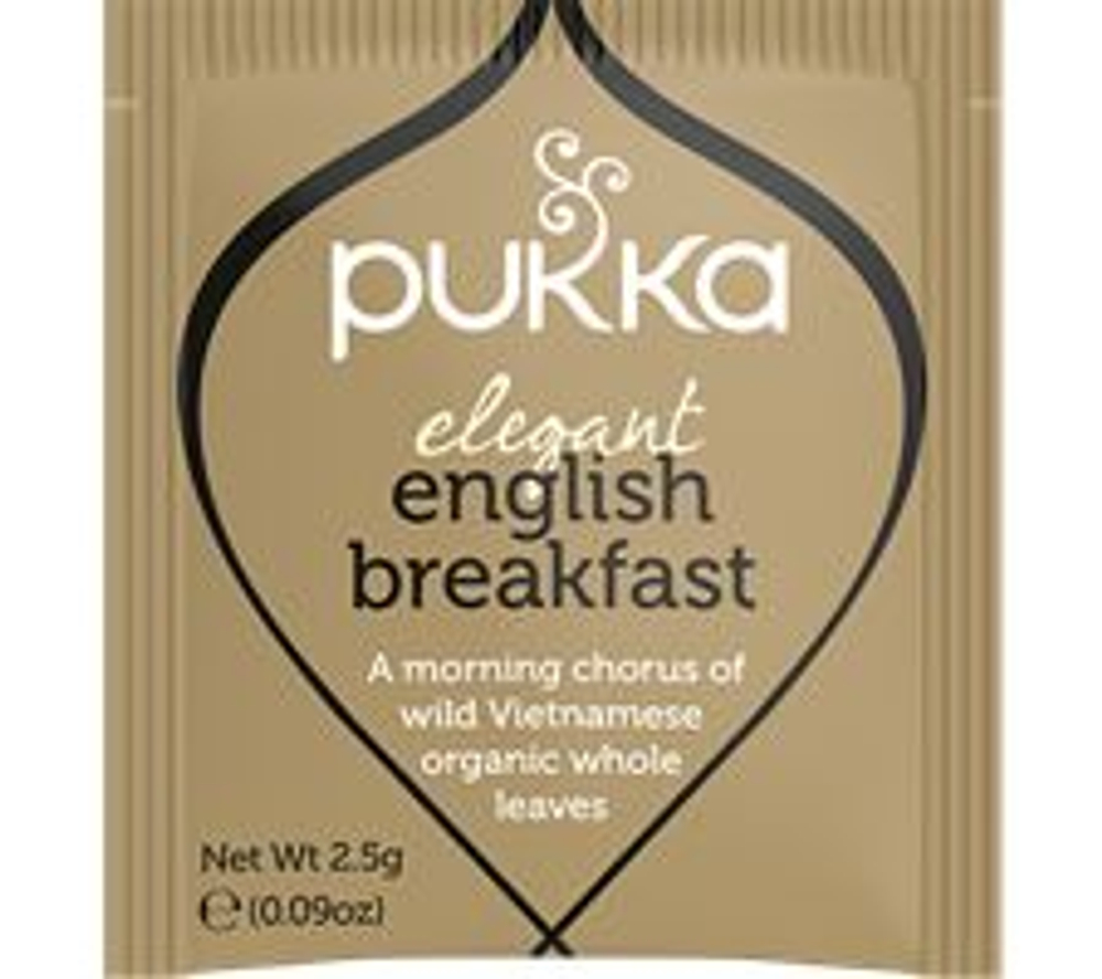 Pukka Чай черный English Breakfast, 20 пакетиков, 50 г (из Финляндии)