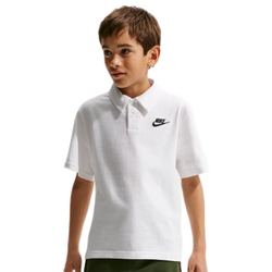Детская футболка Nike Kids Sportswear Club Knit Short Sleeve - white/black