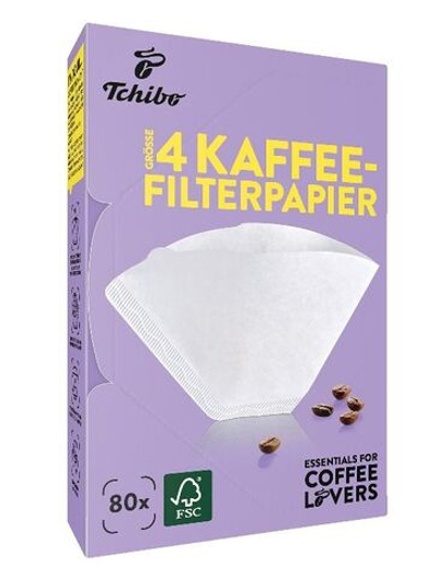 Фильтры для кофе Tchibo №4, 80 шт. (Германия)