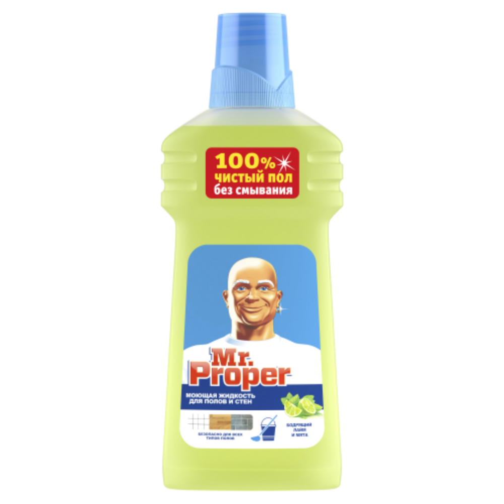 Моющее средство Mr.Proper Бодрящий лайм и мята 1 л