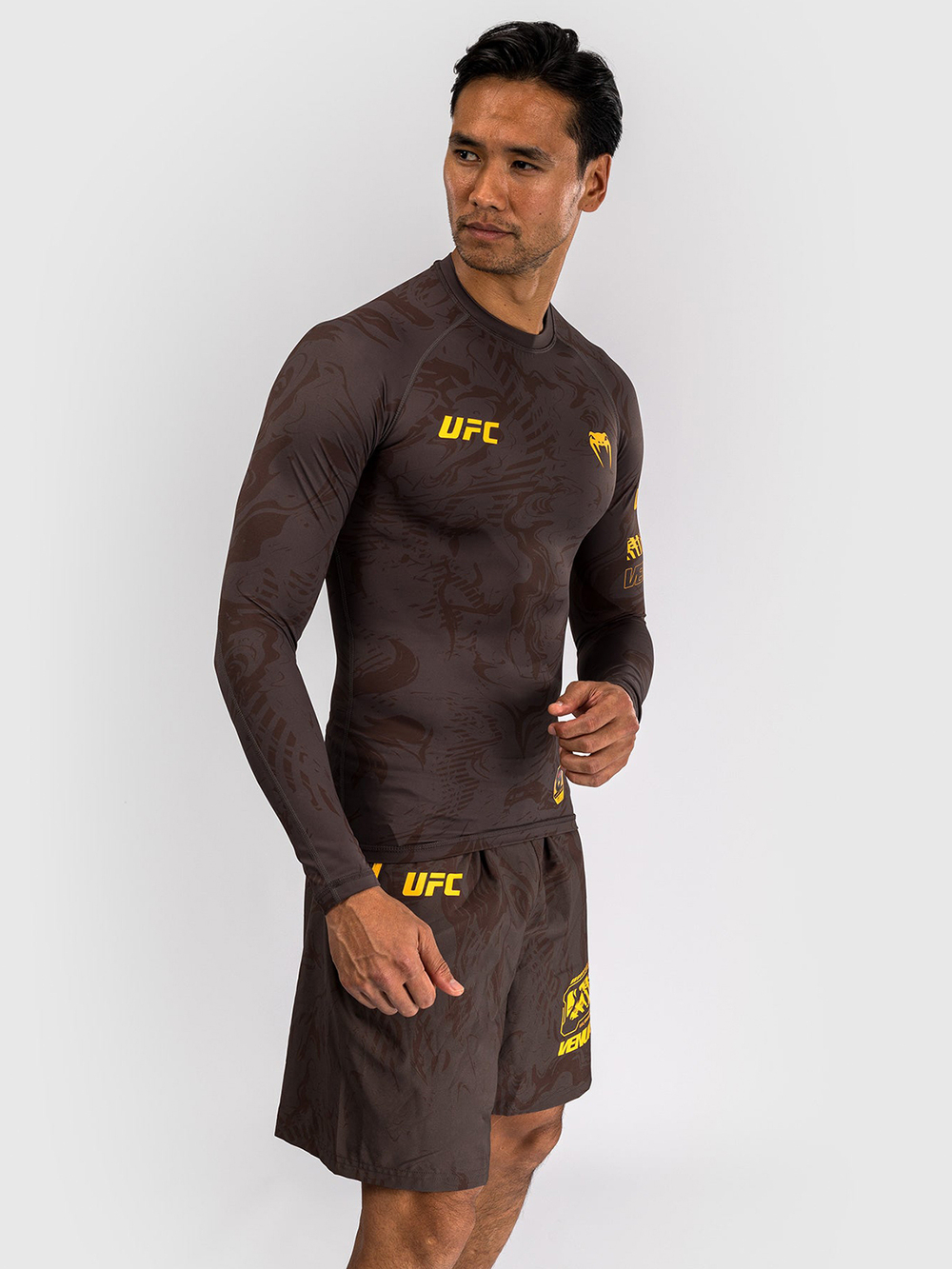 Рашгард UFC Fusion by Venum Fight Week Dark Brown L/S