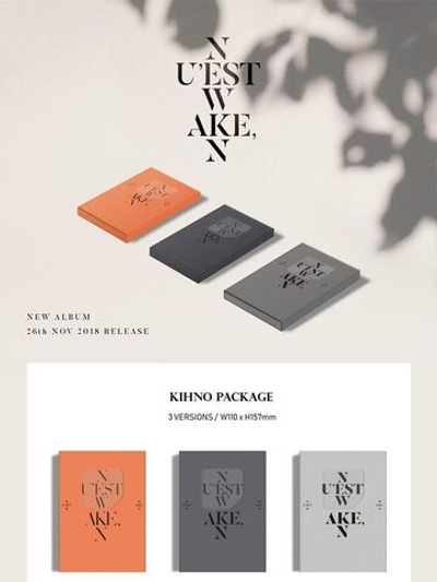 Альбом Nu'est W - Wake,N KIHNO KIT 3 Version SET