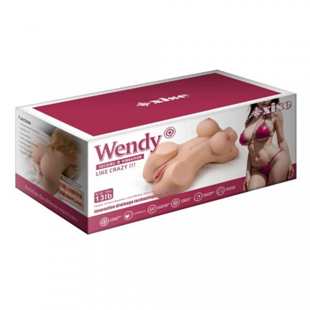 Сексуальное женское тело с двойным входом для мастурбации Wendy