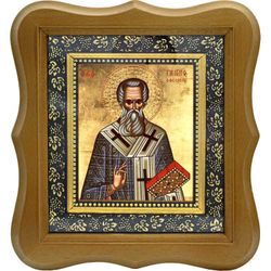 Григорий Богослов Святитель. Икона на холсте.
