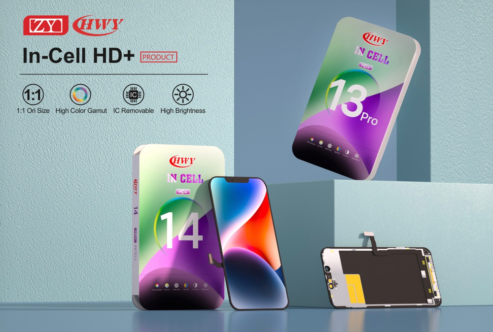Дисплей iPhone 15 Pro HD+ 120Hz incell ZY