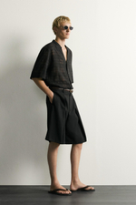 ПОЛУПРОЗРАЧНАЯ РУБАШКА JACQUARD В КЛЕТКУ — ZARA