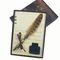 Harry Potter Magic Feather Pen Mix design 1 pcs brown