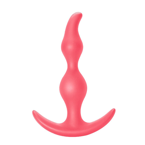 Розовая анальная пробка 13см Lola Games First Time Bent Anal Plug Black 5002-01lola