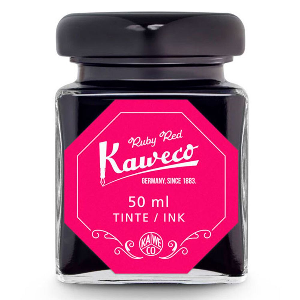 Чернила KAWECO в стеклянной банке 50 мл красный рубин (10002197)