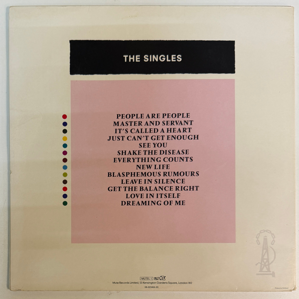 Depeche Mode - The Singles 81 - 85 (Скандинавия 1985г.)