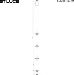 Подвесной светильник Zenith SL6231.403.04 ST Luce