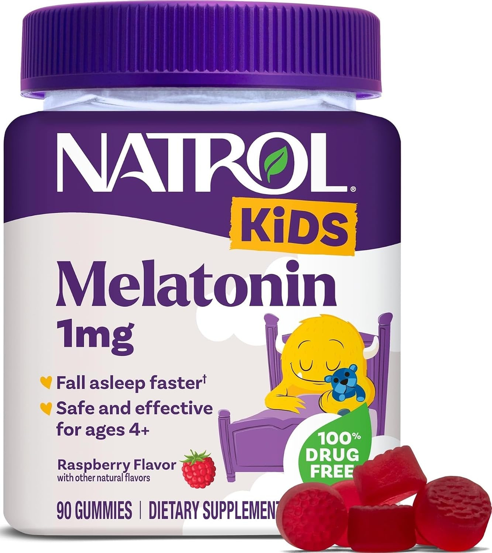 Жевательные мармеладки Natrol Melatonin,  для детей, 1мг, 90 шт