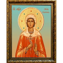 Зоя Римская мученица. Икона на холсте.