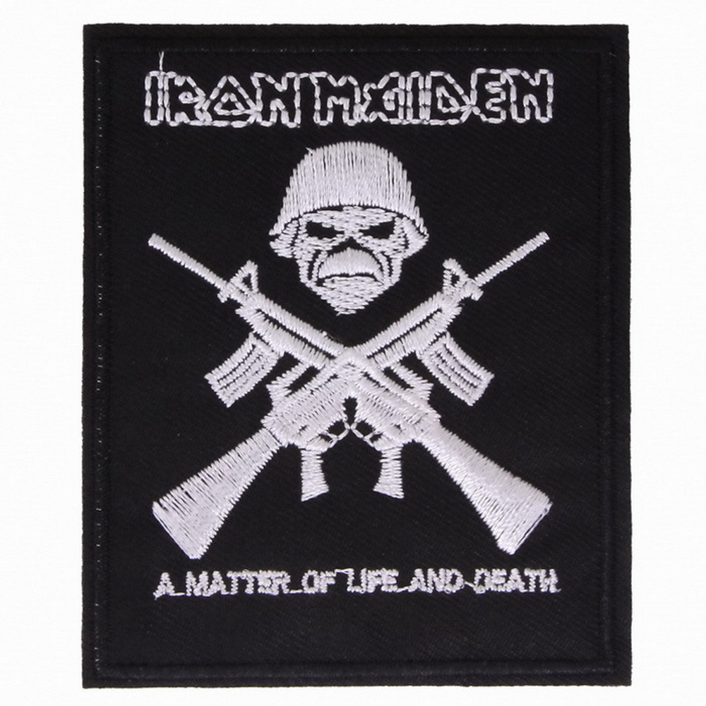 Нашивка Iron Maiden (в каске)