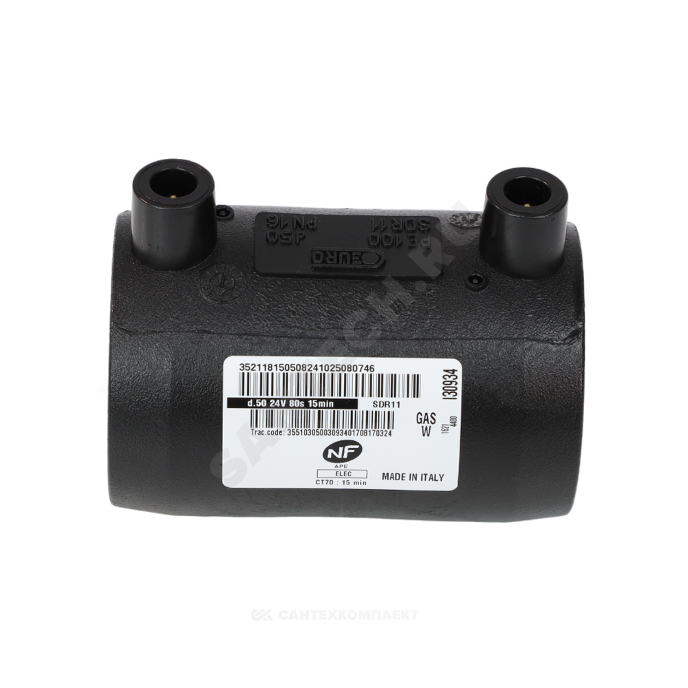 Муфта электросварная ПЭ100 Дн 180 Ру16 SDR11 EUROSTANDARD 2100160180