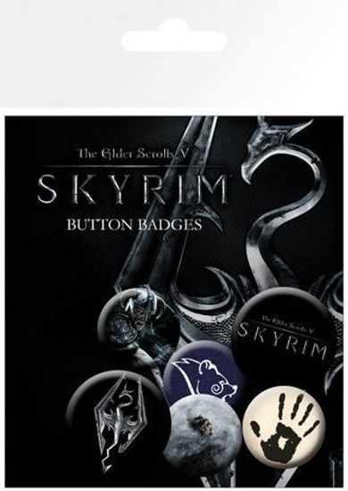 Лицензионные набор значков The Elder Scrolls V: SKYRIM