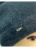 шапка зимняя пушистая из эко меха