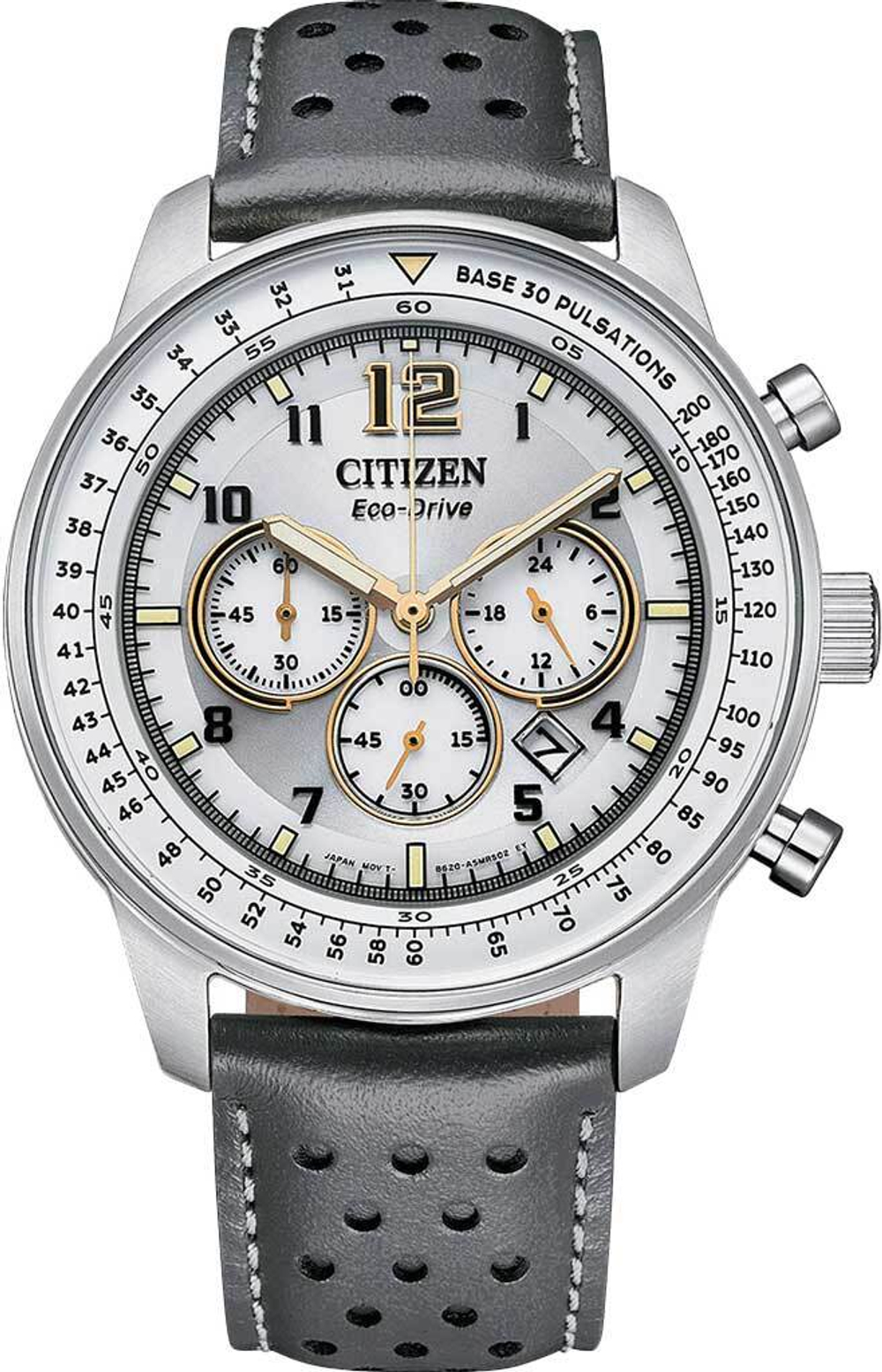 Японские спортивные наручные часы Citizen CA4500-24H с хронографом