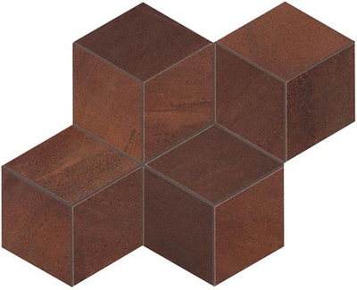 Мозаика Blaze Corten Mosaico Esagono Matt