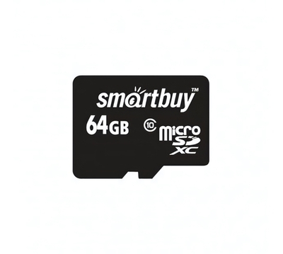 64 Gb microSD Smartbuy Class 10 без адаптера