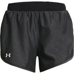 Женские теннисные шорты Under Armour Women's UA Fly-By 2.0 Shorts - black full heather/black