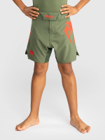 Шорты ММА детские Venum Light Army Green/Orange