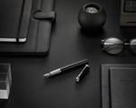 Ручка-роллер Parker "Ingenuity Black CT" стержень:F, цвет чернил: black, в подарочной упаковке.