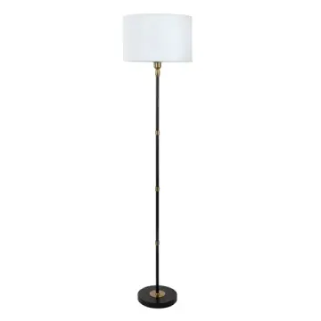 Торшер 1*E27 A4090PN-1BK белый/черный JAMIE Arte Lamp