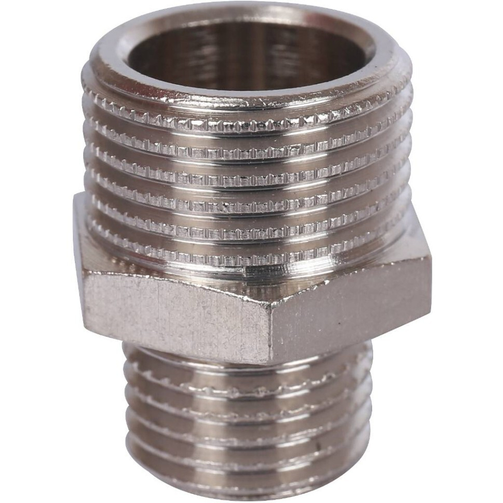 Ниппель НН переходной никелированный 3/8X1/4 STOUT