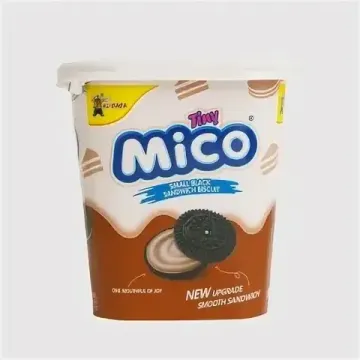 Печенье Tiny Mico Macaron, макарун со вкусом тирамису, 88 г (Китай)