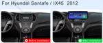Установочный комплект для HYUNDAI Santa Fe 2012+ (DM), Grand Santa Fe 2014+ KUBERG GL-12703-FW