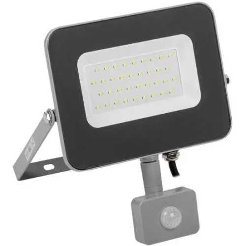 Прожектор СДО 07-20Д светодиодный серый с ДД IP44 IEK  LPDO702-20-K03