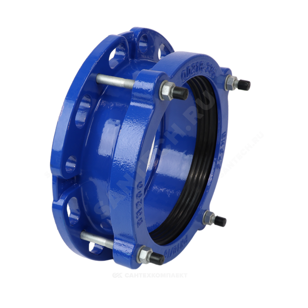 Муфта чугун соединительная Ду 80 (Дн 88-103) Ру10/16 ПФРК Benarmo 7010