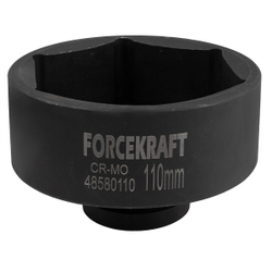 Головка ударная глубокая 1'', 110мм (6гр.) FORCEKRAFT FK-48580110