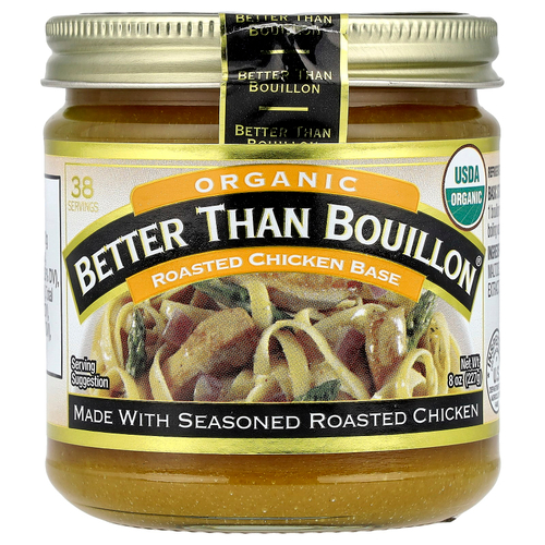Better Than Bouillon, Органическая основа для приготовления бульона с жареной курицы, 8 унц. (227 г)