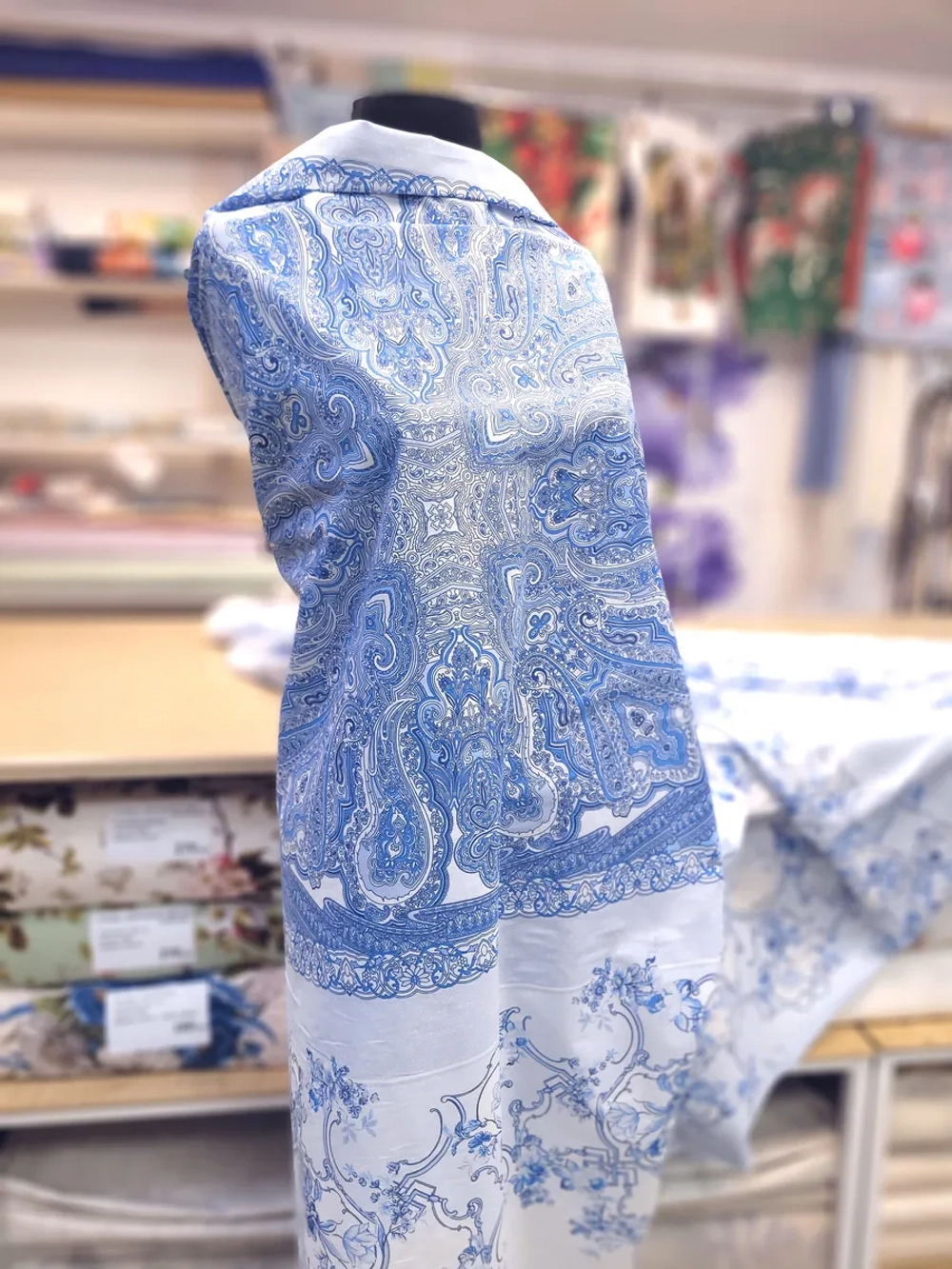 Платочная перкаль, отрез 150х150см