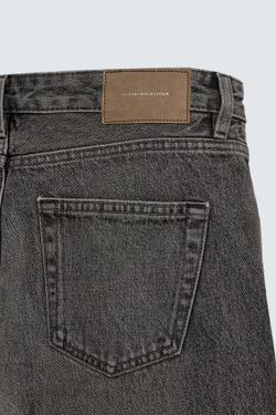 ZARA ДЖИНСЫ STRAIGHT FIT REGULAR, СЕРЫЙ