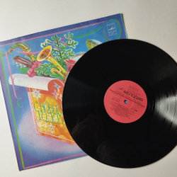 Винтажная виниловая пластинка LP Сборник С Новым Годом (СССР 1983) (Пугачева, Леонтьев, Лещенко, Ротару)
