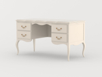 Стол письменный двухтумбовый Zip-mebel Малонн Ави Белый