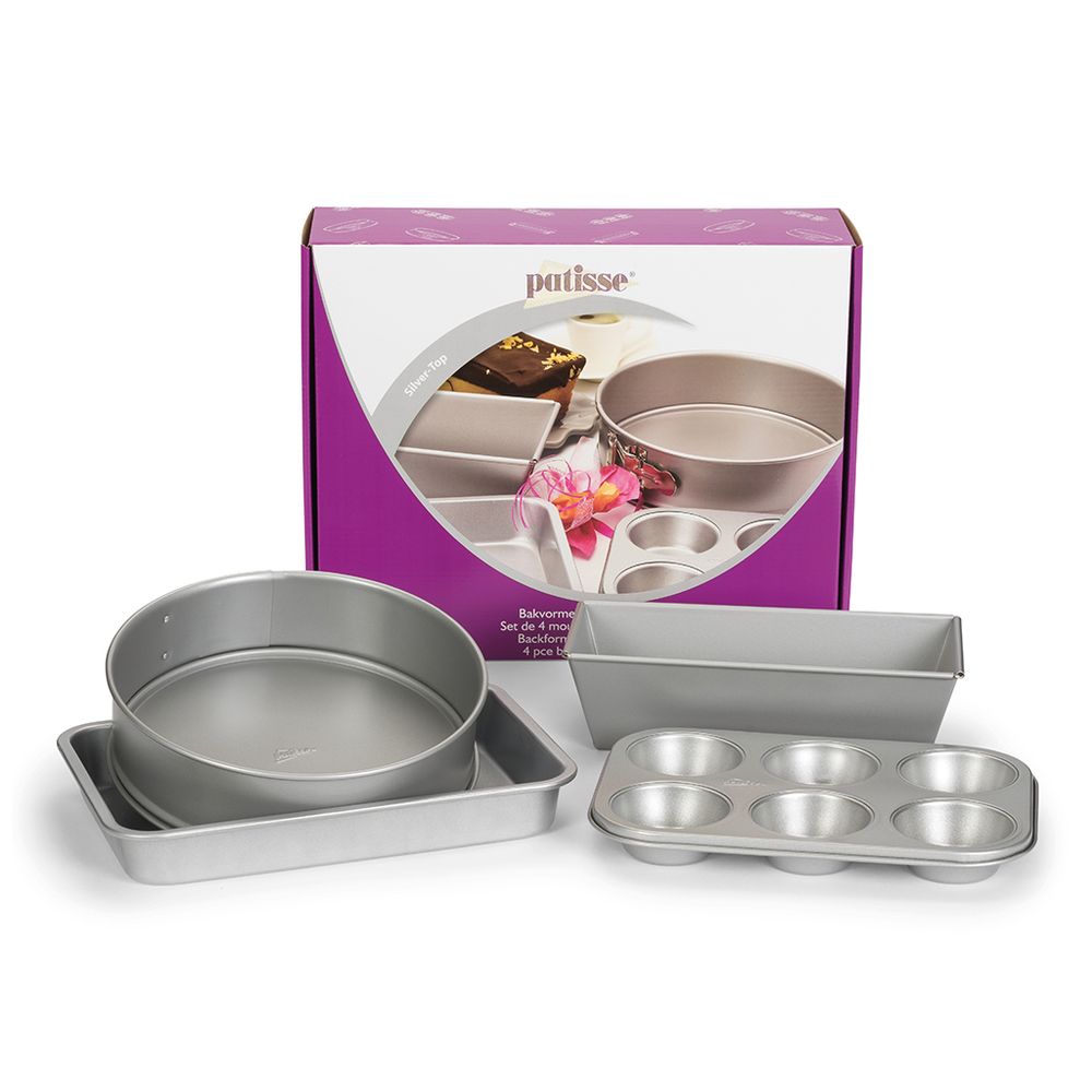 Набор форм для выпечки из 4 предметов Patisse Silver 37х30 см