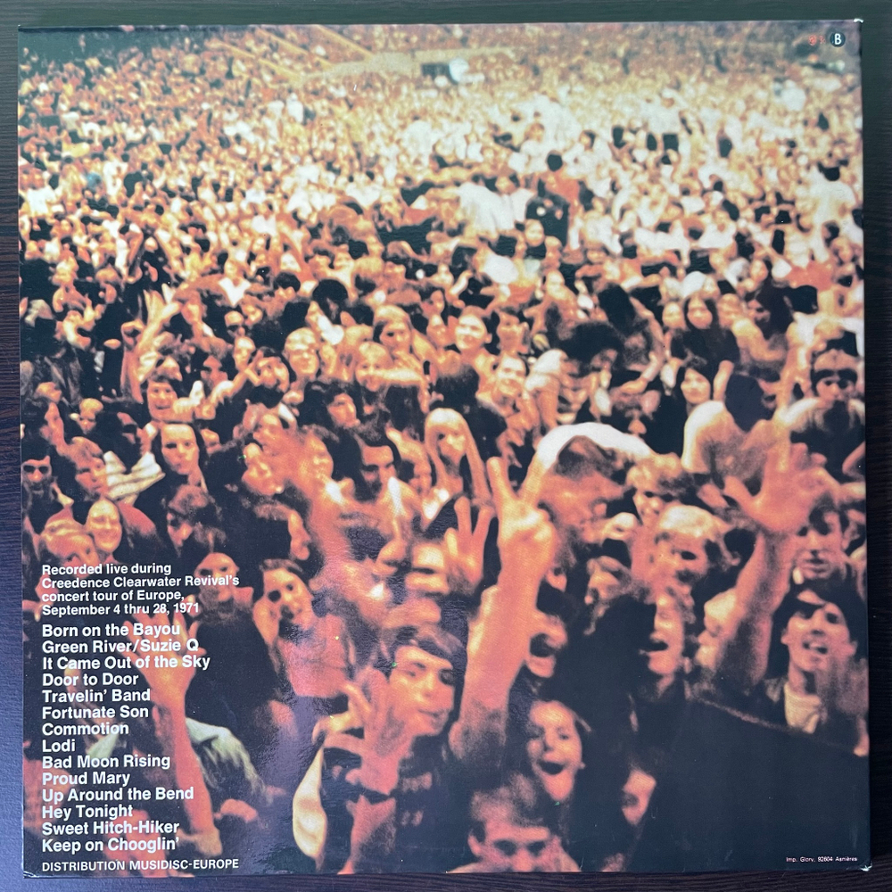 Creedence Clearwater Revival - Live In Europe 2LP (Франция 1973г.)