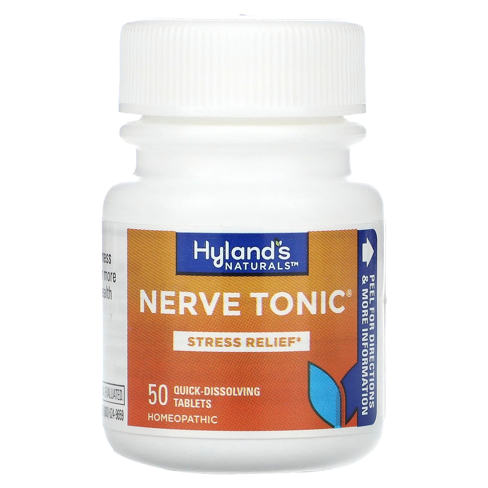 Hyland's Naturals, Тоник для нервов, 50 быстрорастворимых таблеток
