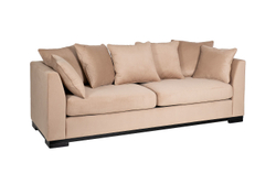 Диван треxместный раскладной Garda Decor Roberto бежевый GD-ROBERTO-3M-1