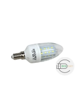 Светодиодная LED лампа C35 5W E14 тёпл 10шт