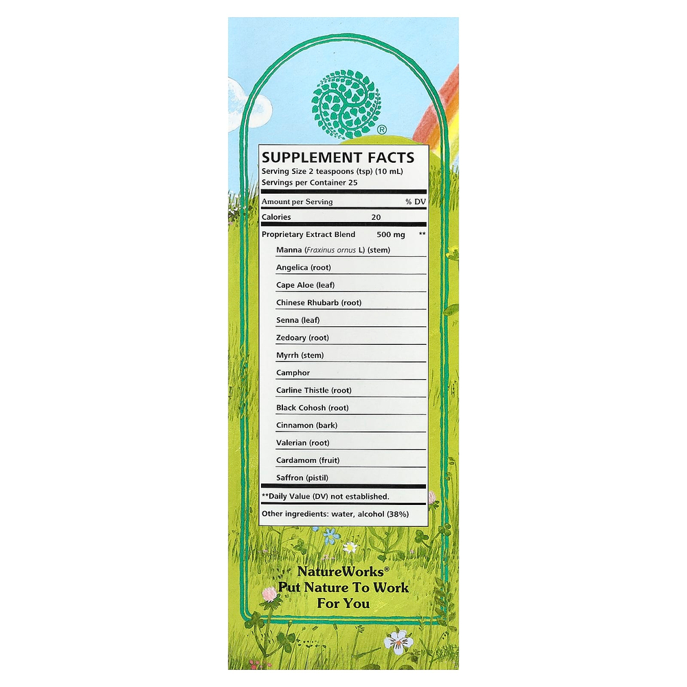 Nature's Way, NatureWorks, шведская горькая настойка, 250 мл (8,45 жидк. унции)