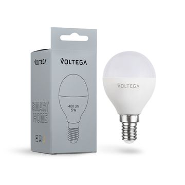 Умная светодиодная лампа Wi-Fi Globe E14 5W 2700K-6500K MIX DIM (2428) VG-G45E14cct-WIFI-5W Voltega