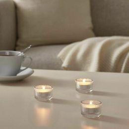Подсвечник IKEA FINSMAK (ФИНСМАК), Стекло, 3,5 см